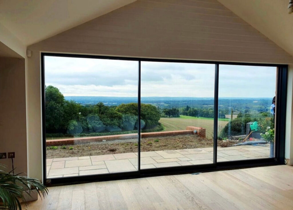 Ultra Slim Glass Sliding Door