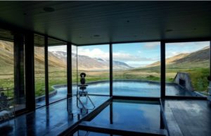 View of swining pool from the windows